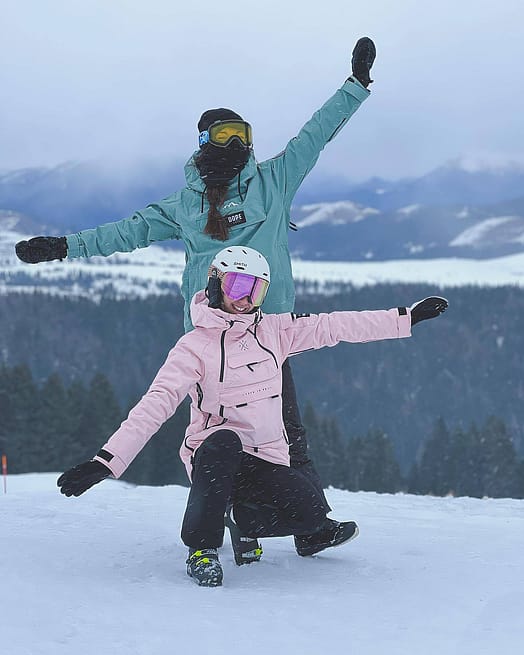 Klant @dn.ang in Dope Akin W Snowboard jas Dames Soft Pink