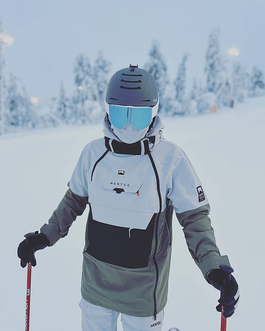 Zákazník @davejnr01 v Montec Doom Bunda na Snowboard Pánské Light Grey/Black/Greenish