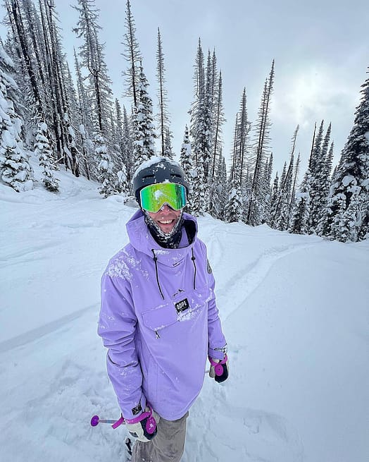 Klant @ytsteepsteep in Dope Blizzard Snowboard jas Heren Faded Violet