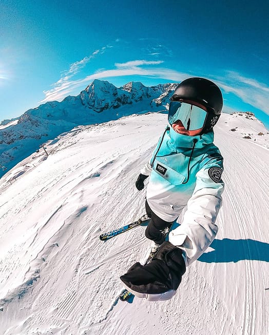 Klant @djpat_music in Dope Blizzard Snowboard jas Heren Surf