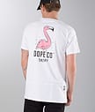 Dope Flamingo T-shirt Heren White