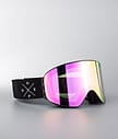 Dope Flush 2X-UP Ski Goggles Men Black W/Black Pink Mirror
