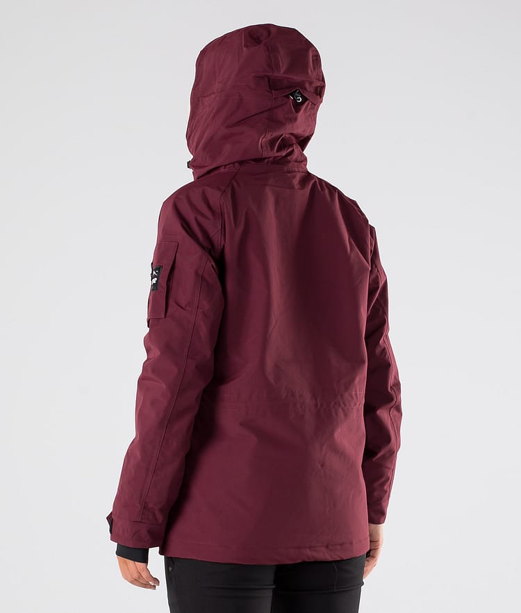 Dope Annok W 2019 Snowboard Jacket Women Burgundy, Image 3 of 9