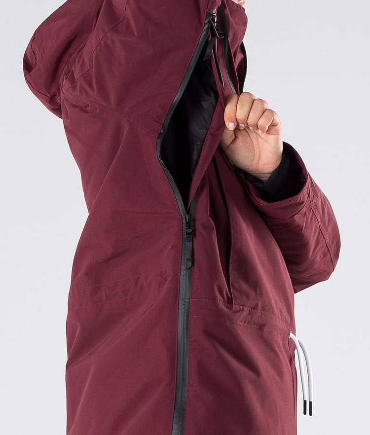 Dope Annok W 2019 Snowboard Jacket Women Burgundy, Image 5 of 9