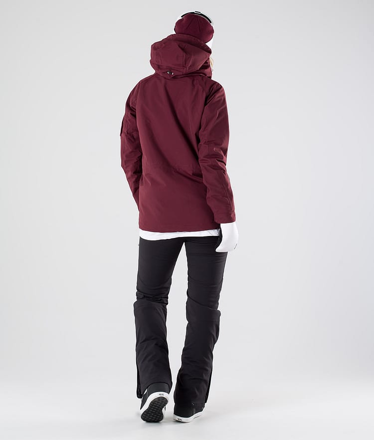 Dope Annok W 2019 Snowboard Jacket Women Burgundy, Image 9 of 9
