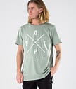 Dope 2X-UP T-shirt Men Faded Green