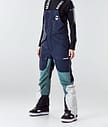 Montec Fawk W 2020 Spodnie Snowboardowe Kobiety Marine/Atlantic/Light Grey