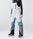 Montec Fawk W 2020 Spodnie Snowboardowe Kobiety Light Grey/Atlantic/Light Pearl