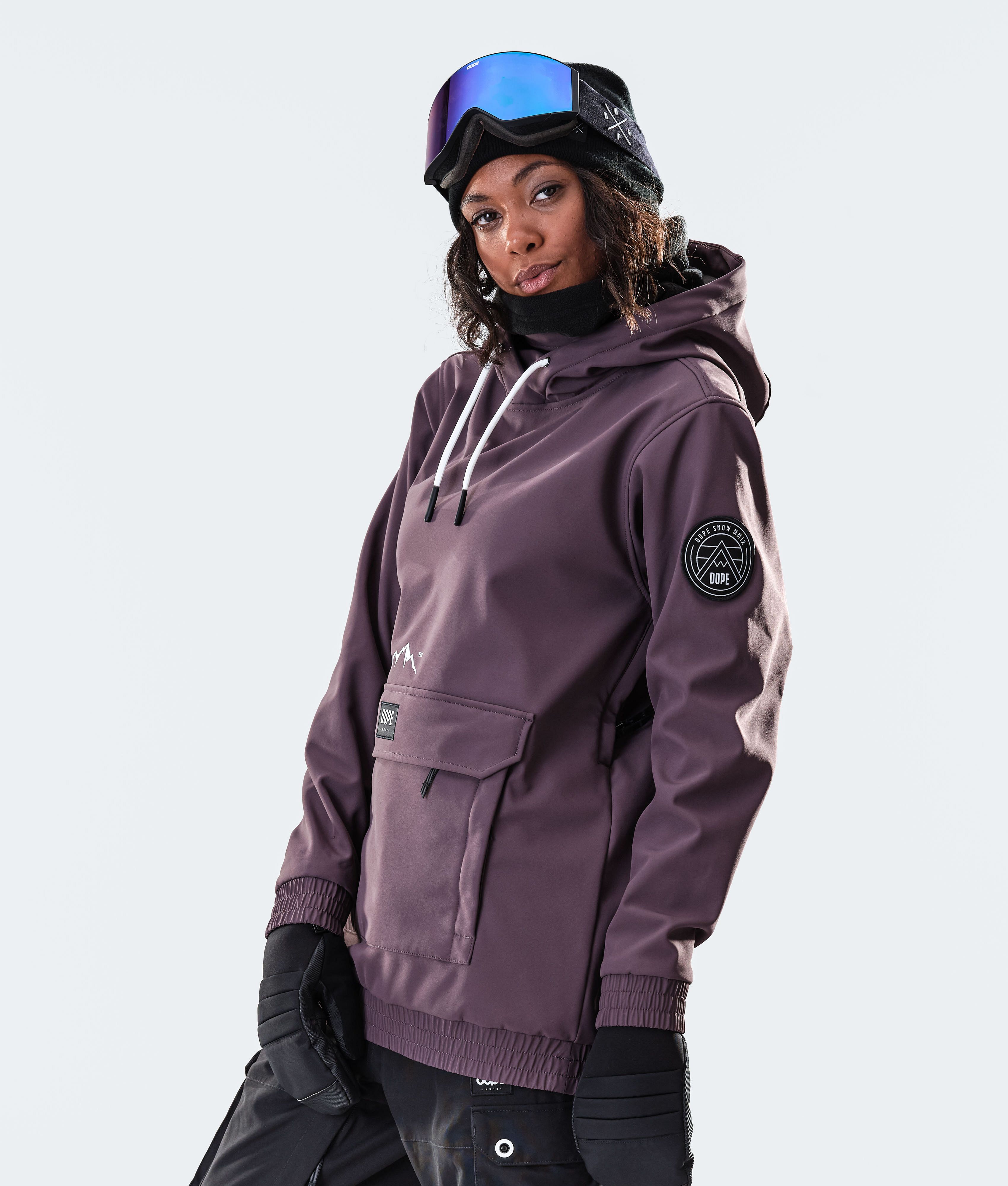 Dope Wylie W 10k Ski Jacket Women Patch Light Plum Ridestore UK