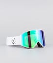 Dope Sight 2020 Ski Goggles Men White/Green Mirror