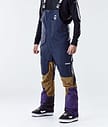 Montec Fawk 2020 Pantalones Snowboard Hombre Marine/Gold/Purple