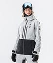Montec Moss W 2020 Kurtka Snowboardowa Kobiety Light Grey/Black