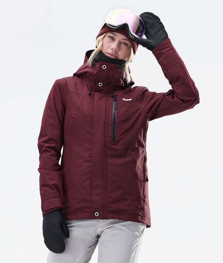 Dope Divine W Snowboard Jacket Women Burgundy, Image 4 of 9