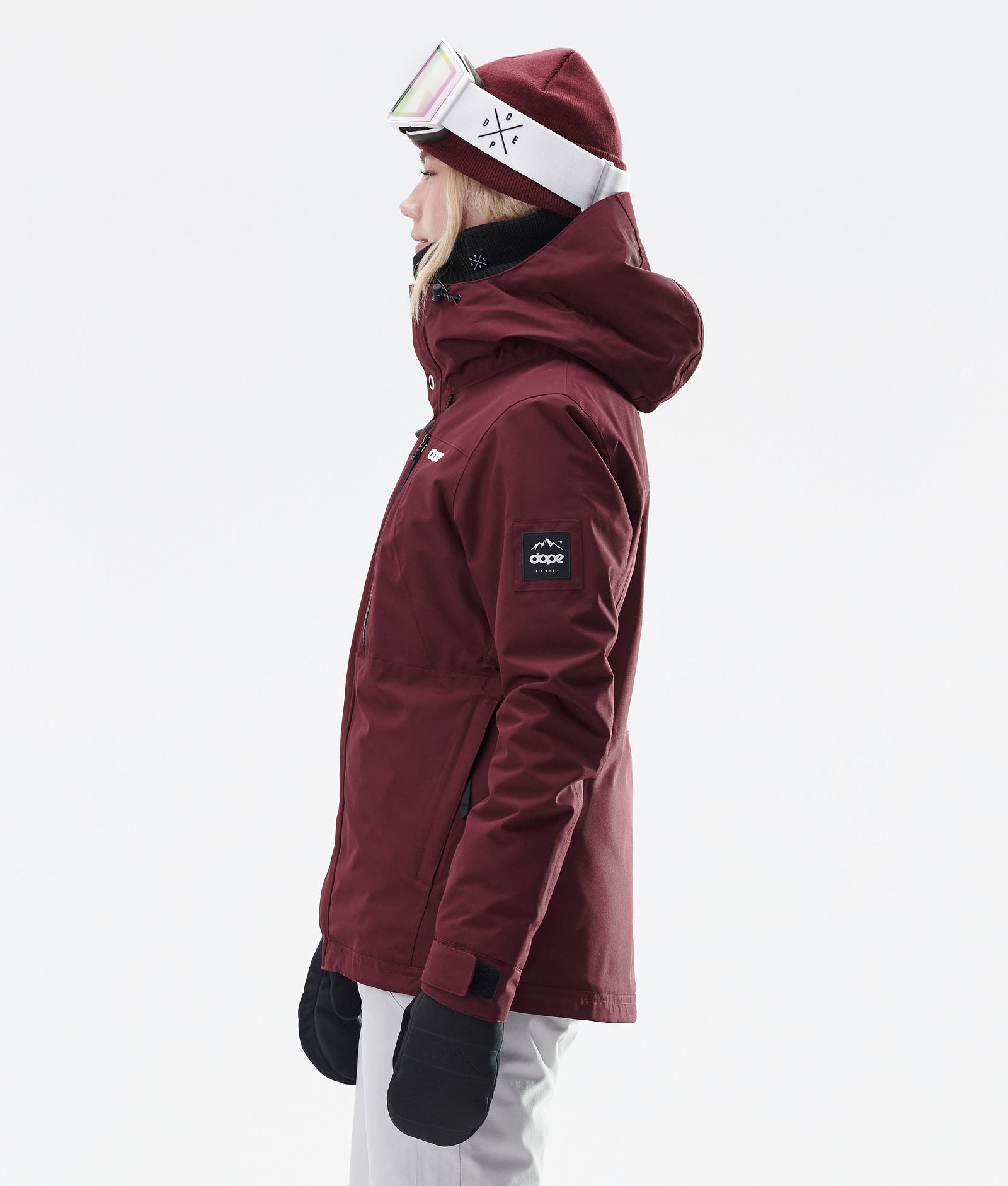 Dope Divine W Snowboard Jacket Women Burgundy, Image 5 of 9