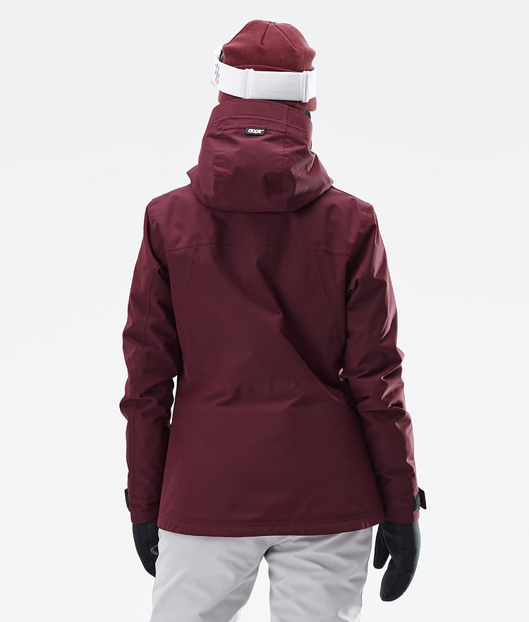 Dope Divine W Snowboard Jacket Women Burgundy, Image 6 of 9