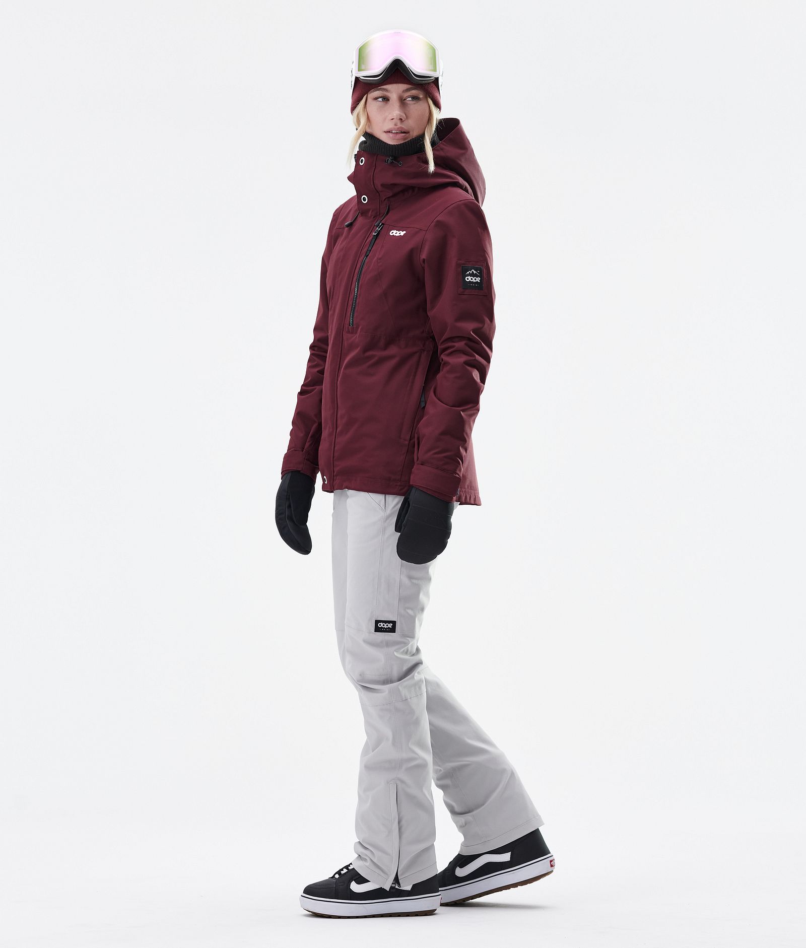 Dope Divine W Snowboard Jacket Women Burgundy, Image 8 of 9
