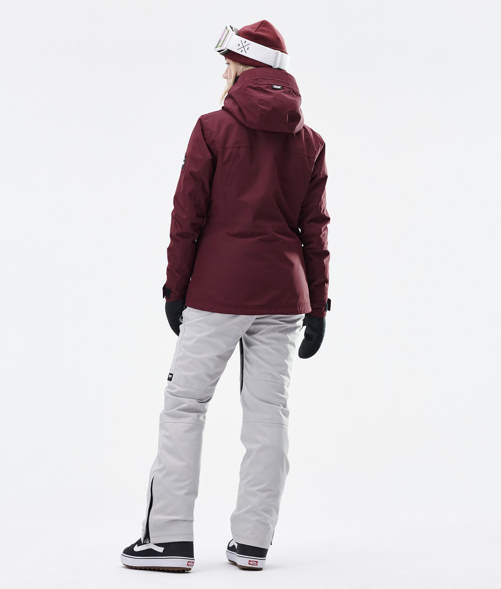 Dope Divine W Snowboard Jacket Women Burgundy, Image 9 of 9