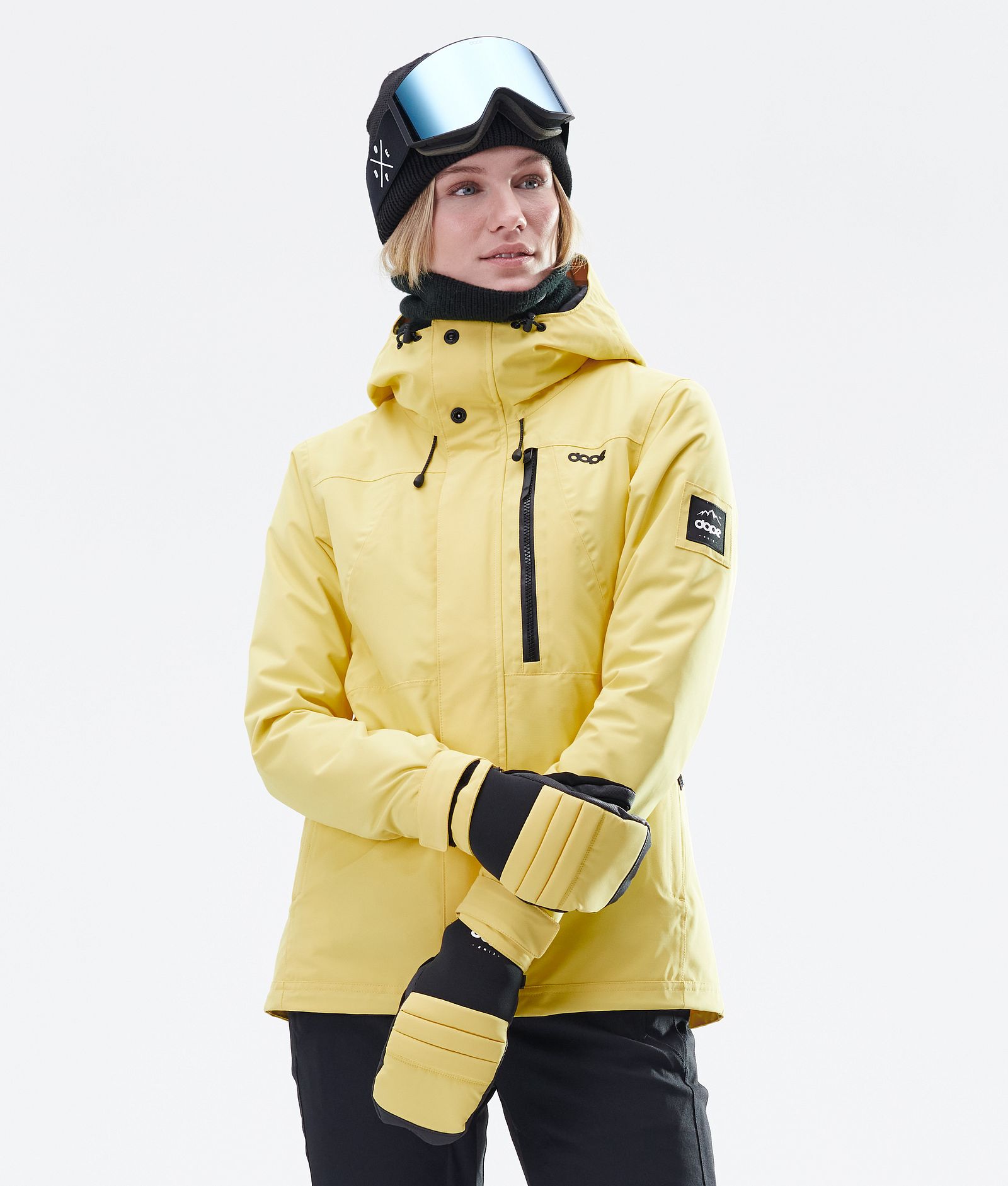 Dope Divine W Snowboard Jacket Women Faded Yellow, Image 4 of 9