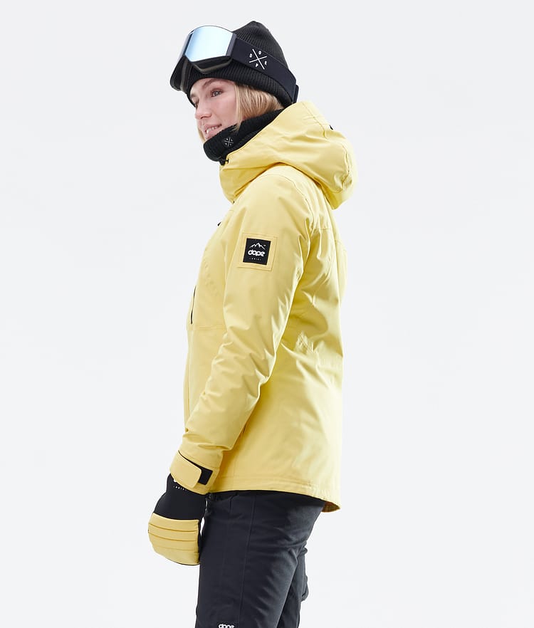 Dope Divine W Snowboard Jacket Women Faded Yellow, Image 5 of 9