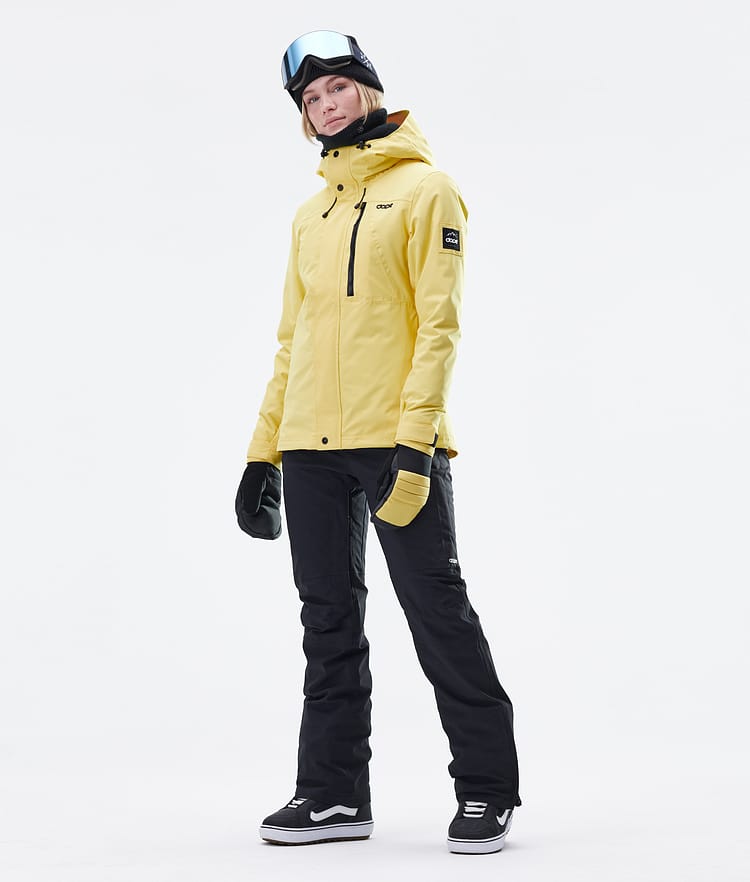 Dope Divine W Snowboard Jacket Women Faded Yellow, Image 7 of 9