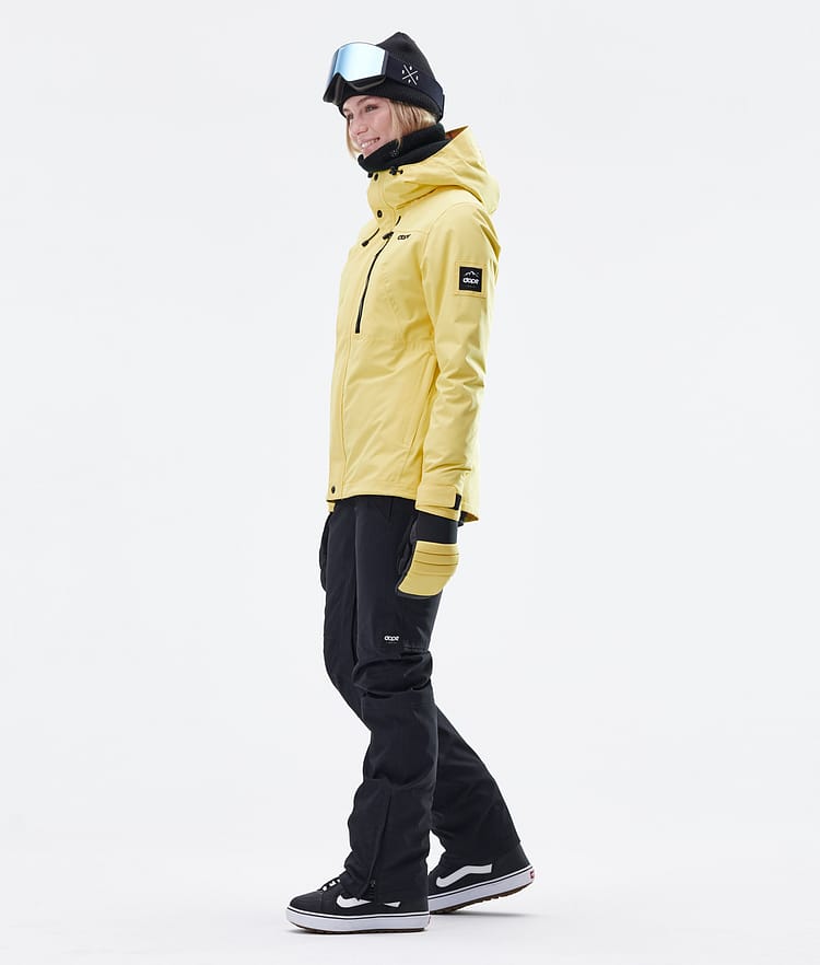 Dope Divine W Snowboard Jacket Women Faded Yellow, Image 8 of 9