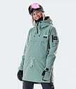 Dope Annok Long W Giacca Snowboard Donna Faded Green