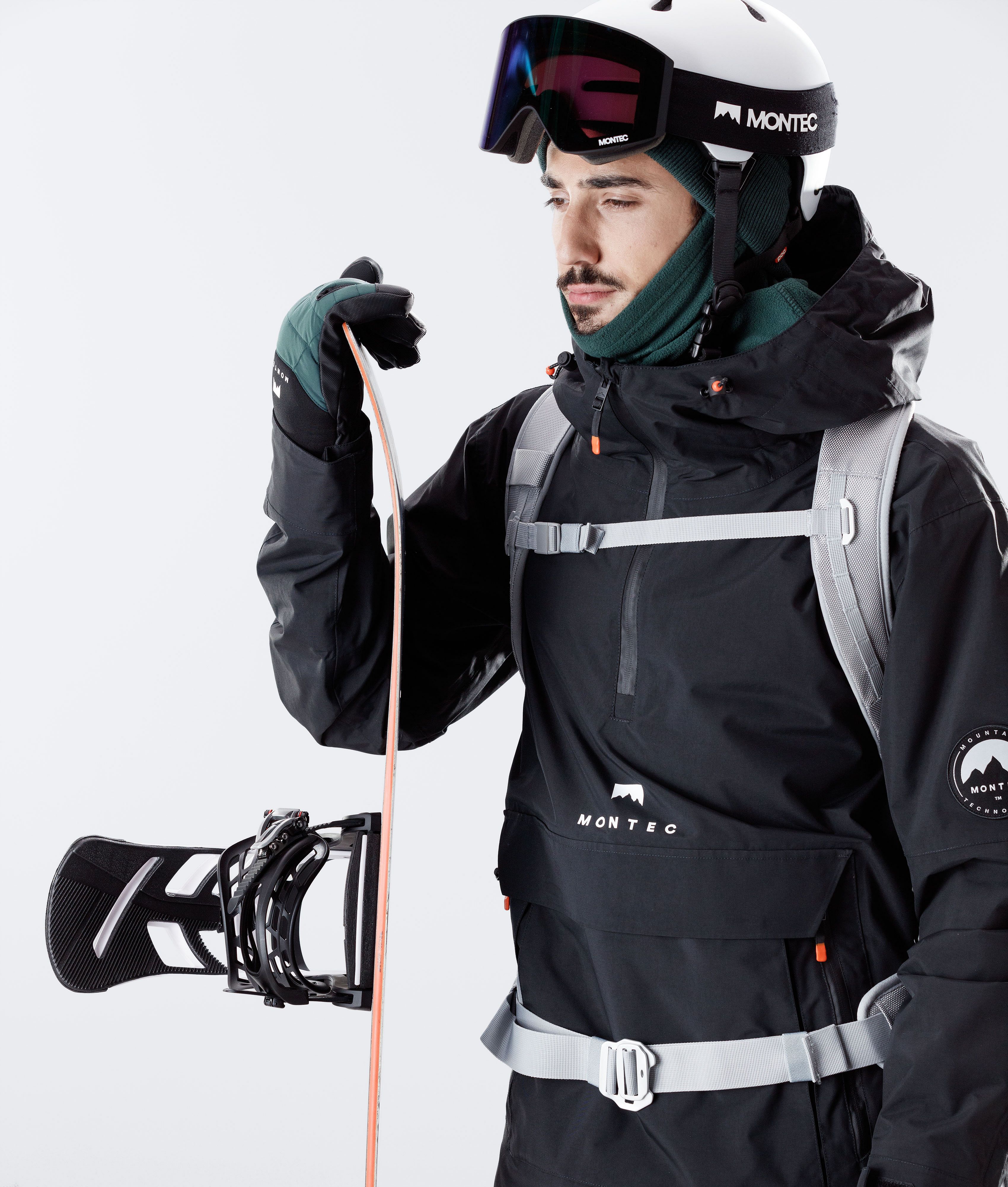 Montec Typhoon 2020 Snowboard Jacket Men Black Ridestore