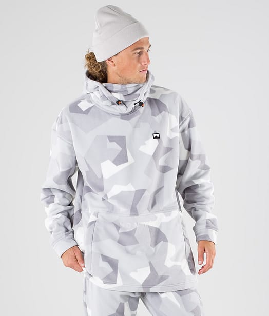 Montec Delta 2020 Fleece-hoodie Herre Snow Camo