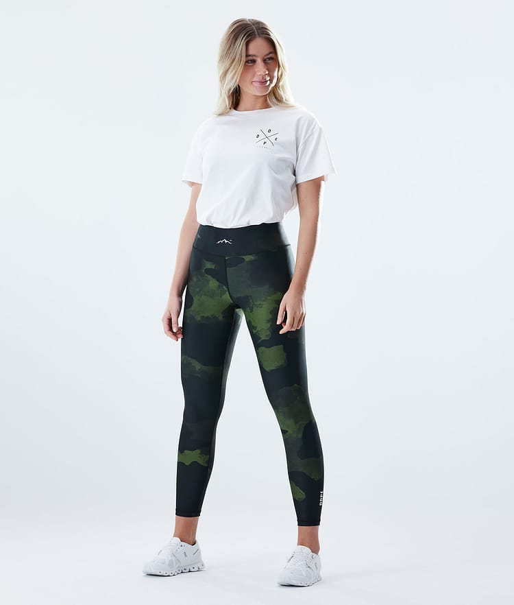 Dope Lofty Leggings Dames Green Camo, Afbeelding 4 van 8
