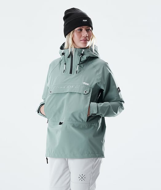 Dope Hiker W Outdoorjacke Damen Faded Green