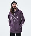 Dope Daily Hoodie Herre 2X-UP Faded Grape