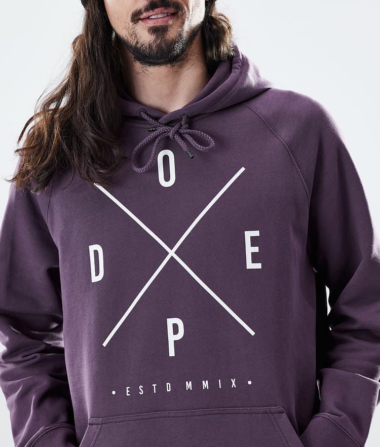 Dope Daily Bluzy z Kapturem Mężczyźni 2X-UP Faded Grape, Zdjęcie 6 z 7