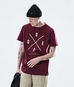 Dope Daily T-shirt Uomo 2X-UP Burgundy