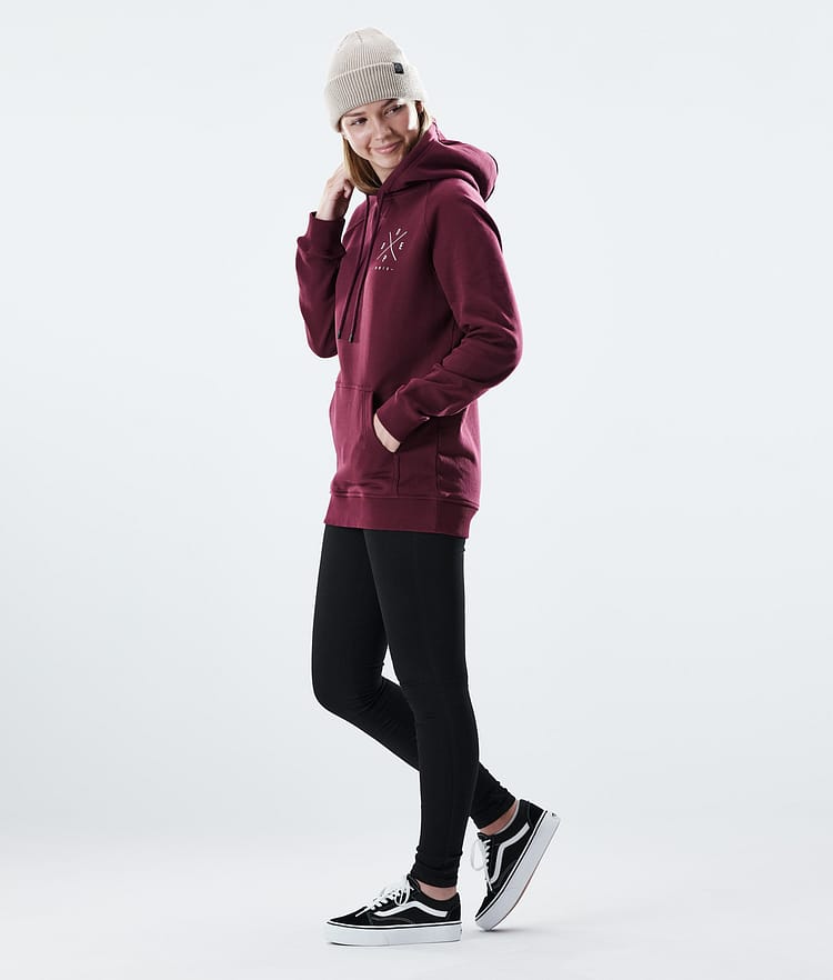 Dope Regular Sudadera con Capucha Mujer 2X-UP Burgundy, Imagen 4 de 8