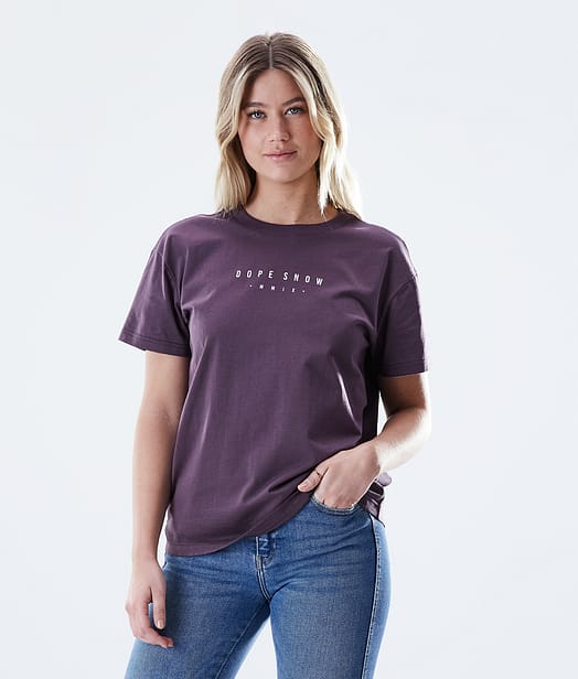 Dope Regular T-Shirt Damen Faded Grape