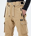 Dope Iconic W 2021 Lyžařské Kalhoty Dámské Khaki, Obrázek 4 z 6
