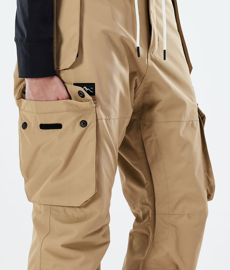 Dope Iconic W 2021 Lyžařské Kalhoty Dámské Khaki, Obrázek 5 z 6