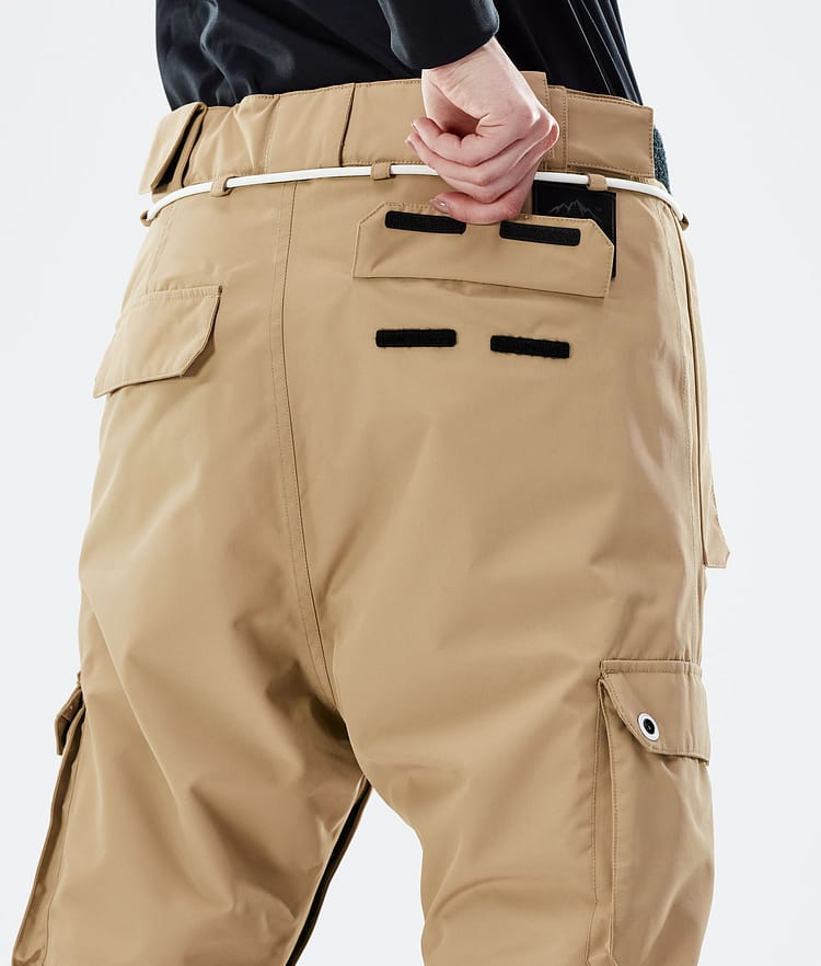 Dope Iconic W 2021 Lyžařské Kalhoty Dámské Khaki, Obrázek 6 z 6