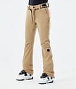 Dope Tigress W 2021 Lyžařské Kalhoty Dámské Khaki
