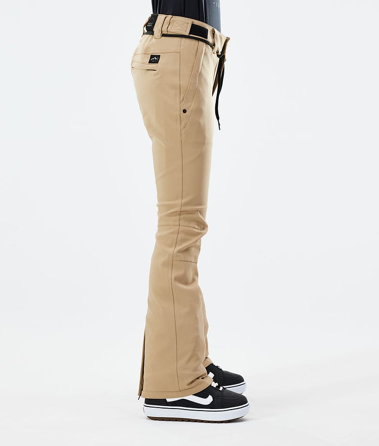 Dope Tigress W 21 Spodnie Snowboardowe Kobiety Khaki, Zdjęcie 2 z 5