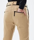 Dope Tigress W 2021 Lyžařské Kalhoty Dámské Khaki, Obrázek 5 z 5