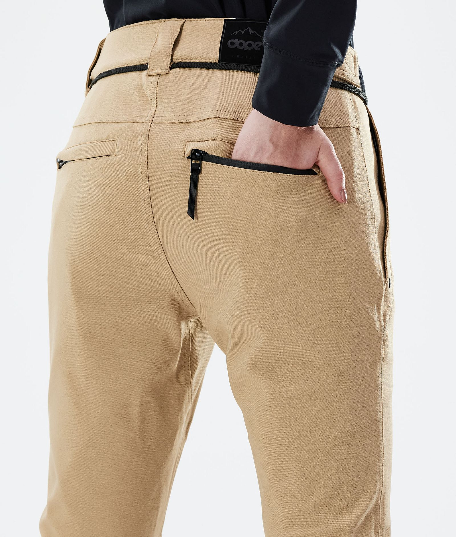 Dope Tigress W 2021 Lyžařské Kalhoty Dámské Khaki, Obrázek 5 z 5
