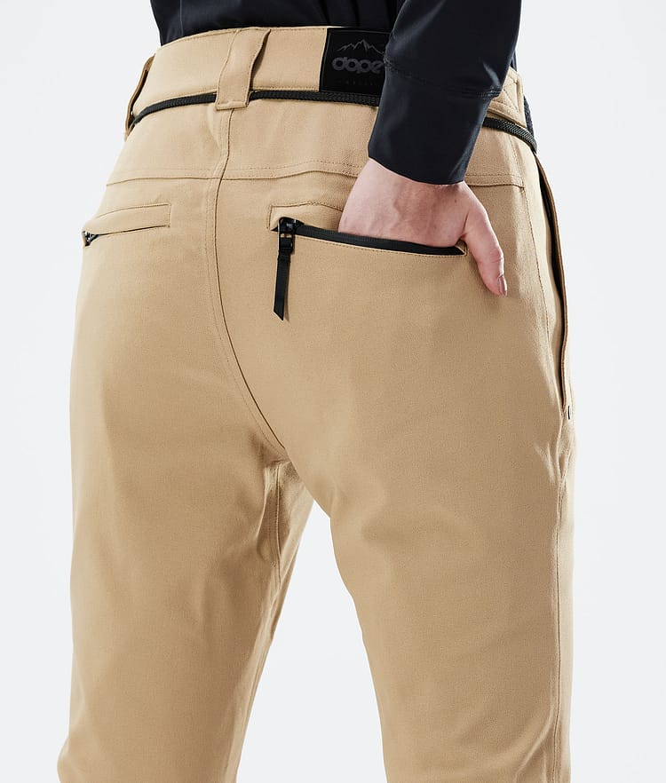 Dope Tigress W 2021 Lyžařské Kalhoty Dámské Khaki, Obrázek 5 z 5