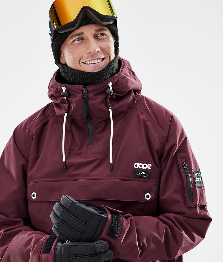 Dope Annok 21 Bunda na Snowboard Pánské Burgundy Renewed, Obrázek 2 z 10