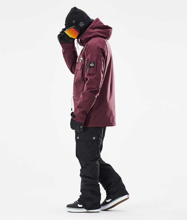 Dope Annok 21 Bunda na Snowboard Pánské Burgundy Renewed, Obrázek 5 z 10