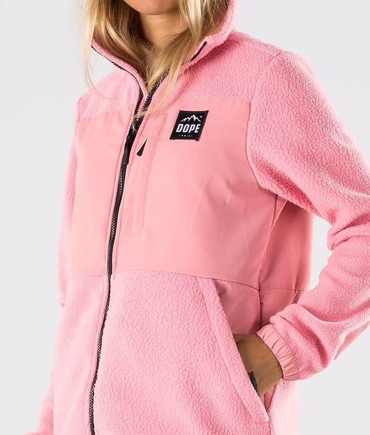 Dope Ollie W Fleece-hoodie Dame Pink