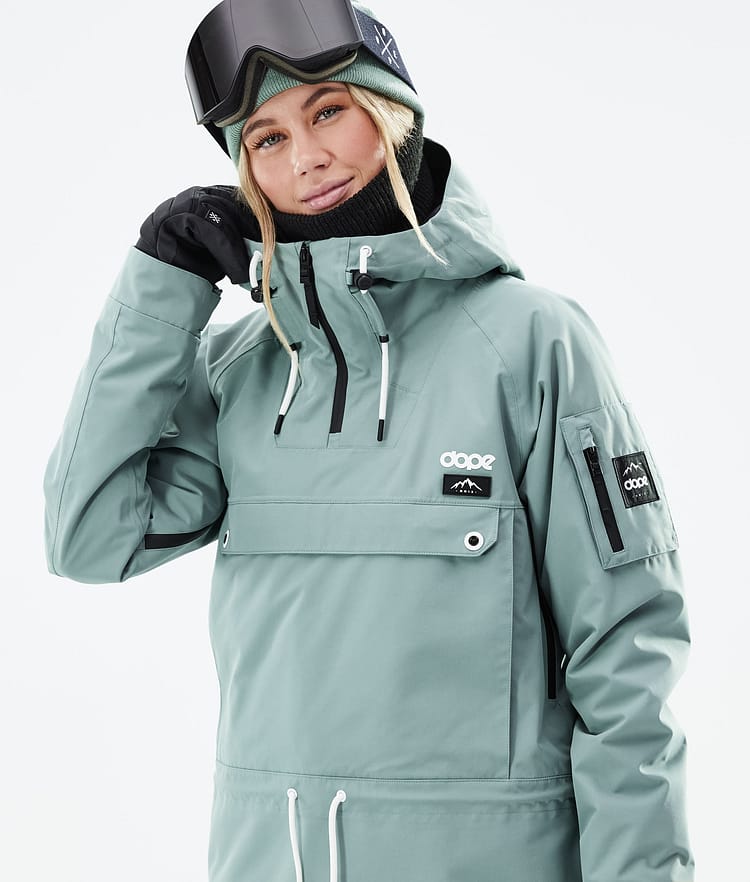 Dope Annok W 21 Kurtka Snowboardowa Kobiety Faded Green, Zdjęcie 2 z 9