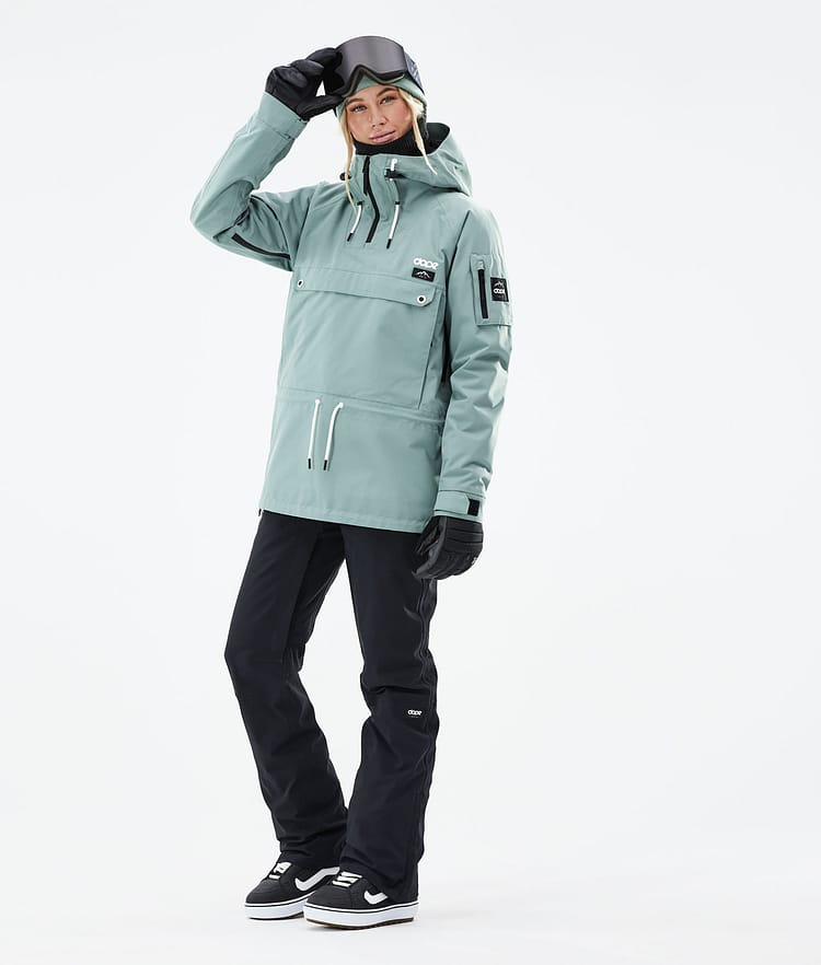 Dope Annok W 21 Kurtka Snowboardowa Kobiety Faded Green, Zdjęcie 3 z 9
