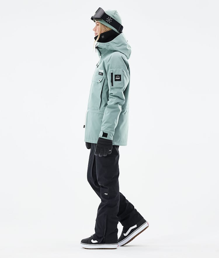Dope Annok W 21 Kurtka Snowboardowa Kobiety Faded Green, Zdjęcie 4 z 9