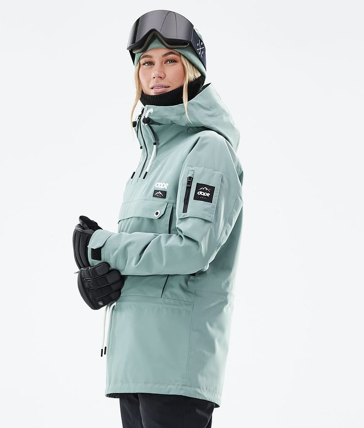 Dope Annok W 21 Kurtka Snowboardowa Kobiety Faded Green, Zdjęcie 6 z 9